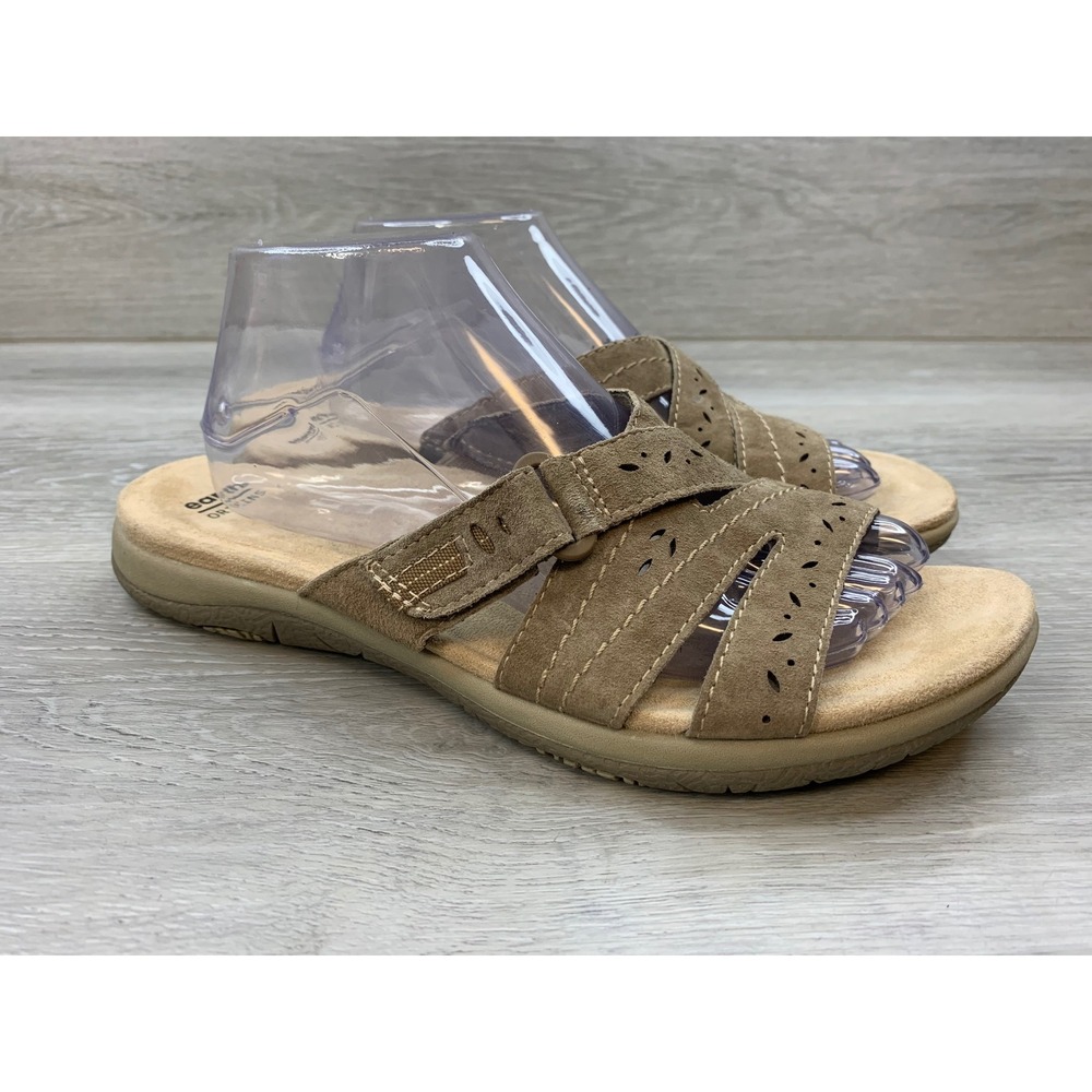 Earth Origins Savoy Shantel Sandals Women's 11 Sedona Brown Sepia Slide